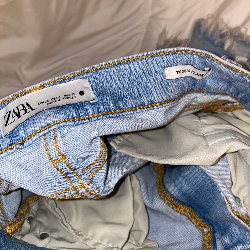 Zara “Dreed Flare” jeans